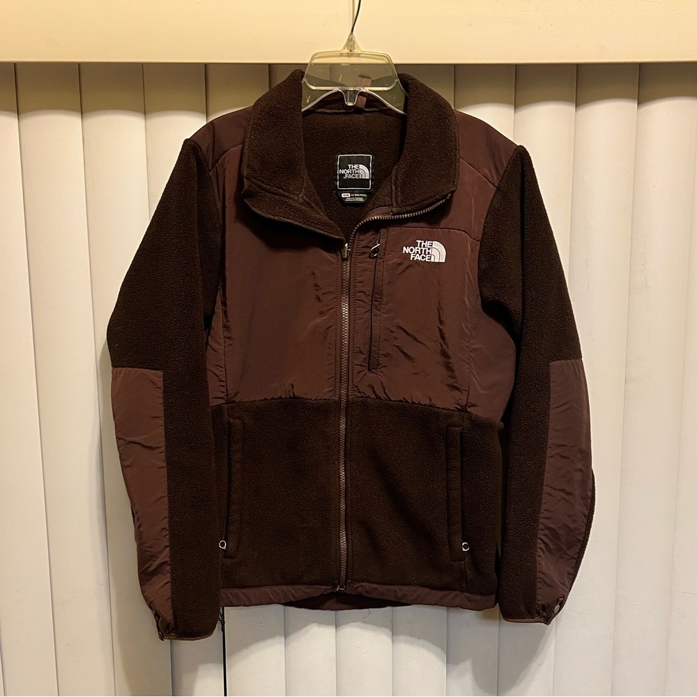 The north face Denali fleece chocolate brown jacket Size M in perfect condition. - Picture 3 of 7